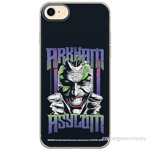 ERT GROUP mobiltelefonfodral för Iphone 7/8/ SE 2/ 3 originalt och officiellt licensierat DC mönster Joker 028 optimalt anpassad till formen på mobiltelefonen, fodral tillverkad av TPU plast 5905795053123