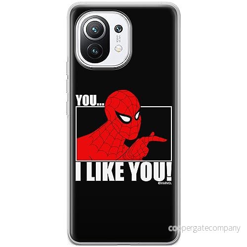 ERT GROUP mobiltelefonfodral för Xiaomi 11 originalt och officiellt licensierat Marvel mönster Spider Man 034 optimalt anpassad till formen på mobiltelefonen, fodral tillverkad av TPU plast 5905795010799