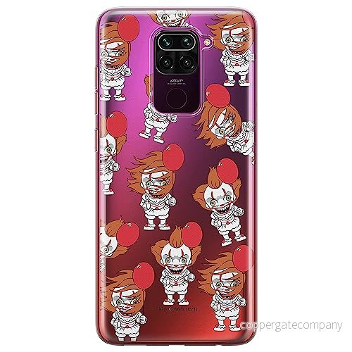 ERT GROUP mobiltelefonfodral för Xiaomi REDMI NOTE 9 originalt och officiellt licensierat Horror mönster It 007 optimalt anpassad till formen på mobiltelefonen, gedeeltelijk transparant 5905131960641