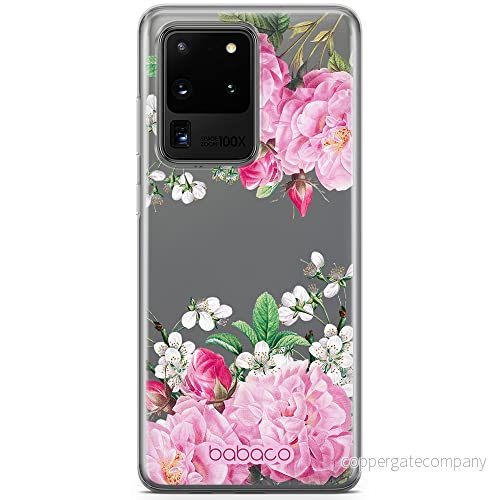 ERT GROUP mobiltelefonfodral för Samsung S20 ULTRA / S11 PLUS originalt och officiellt licensierat Babaco mönster Flowers 046 optimalt anpassad till formen på mobiltelefonen, gedeeltelijk transparant 5905131330680