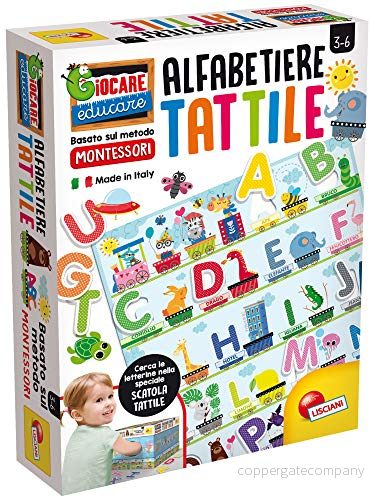 Alfabetiere Tattile Montessori 8008324072446