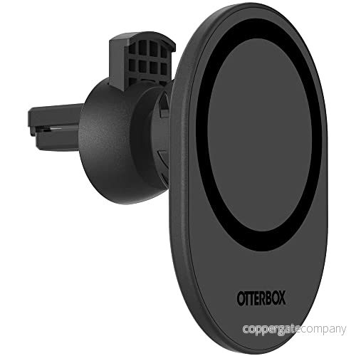 OtterBox mobilhållare för bilens ventilationsgaller MagSafe, magnetisk och med enkel att justera säker design, kompatibel iPhone, Svart 840104255193
