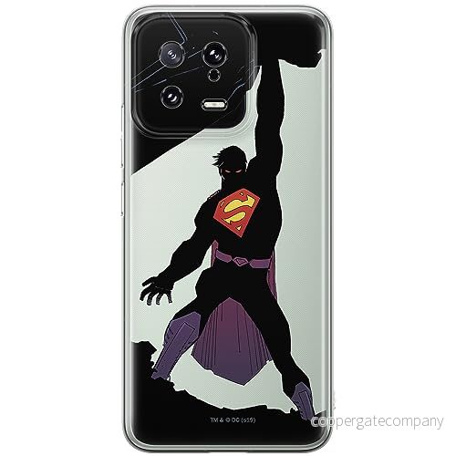 ERT GROUP mobiltelefonfodral för Xiaomi 13 originalt och officiellt licensierat DC mönster Superman 008 optimalt anpassad till formen på mobiltelefonen, gedeeltelijk transparant 5905511914974