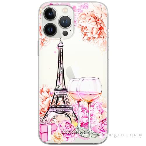 ERT GROUP mobiltelefonfodral för Huawei P30 originalt och officiellt licensierat Babaco mönster Paris 001 Vit optimalt anpassad till formen på mobiltelefonen, gedeeltelijk transparant 5904805397752