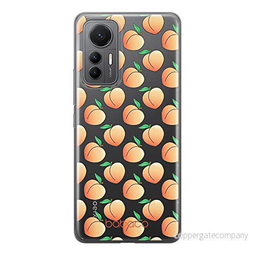 ERT GROUP mobiltelefonfodral för Xiaomi 12 LITE originalt och officiellt licensierat Babaco mönster Peaches 001 optimalt anpassad till formen på mobiltelefonen, fodral tillverkad av TPU plast 5905511502614