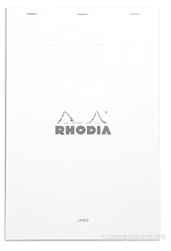 Bloc n19 White Rhodia A4+ 80 F ligné + marge 19601C 3037920196015