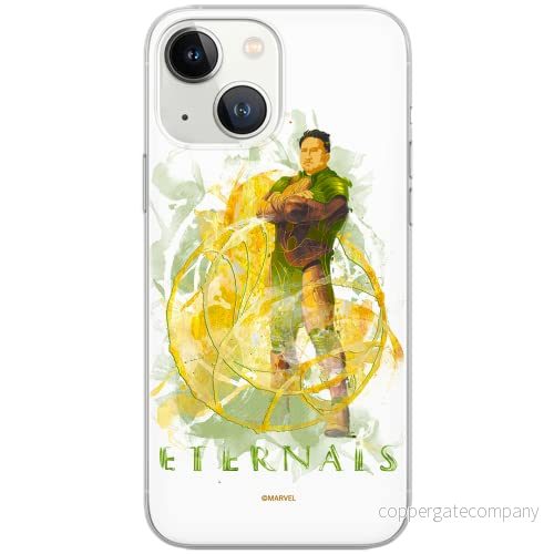 ERT GROUP mobiltelefonfodral för Iphone 13 originalt och officiellt licensierat Marvel mönster Eternals 010 Vit optimalt anpassad till formen på mobiltelefonen, fodral tillverkad av TPU plast 5904805122330