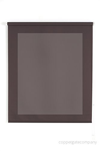 Blindecor Uniestor, Rollo ljusgenomsläpplig Basic Marron GRISACEO 100 x 175 8434363164451