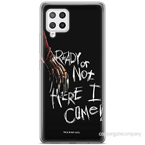 ERT GROUP mobiltelefonfodral för Samsung A42 5G originalt och officiellt licensierat Horror mönster Nightmare of Elm Street 001 anpassad till formen på mobiltelefonen, fodral tillverkad av TPU plast 5905511070410