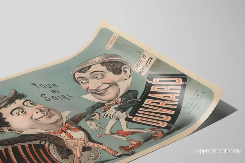 Vintageposter Arnaud och Ouvrard Varje Kväll - Bild 2