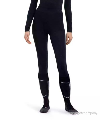 Falke Dam Baslager Underdel Wool-Tech 3/4 W Ti Ull Funktionsmaterial Snabbtorkande 1-del Svart XL 4067112090462