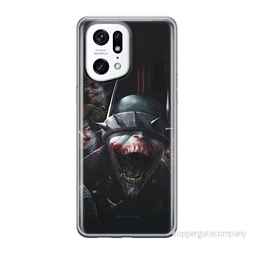ERT GROUP mobiltelefonfodral för Oppo FIND X5 PRO originalt och officiellt licensierat DC mönster Batman Who Laughs 003 optimalt anpassad till formen på mobiltelefonen, fodral tillverkad av TPU plast 5905511406813
