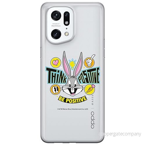 ERT GROUP mobiltelefonfodral för Oppo FIND X5 PRO originalt och officiellt licensierat Looney Tunes mönster Bugs 019 optimalt anpassad till formen på mobiltelefonen, gedeeltelijk transparant 5905795082864