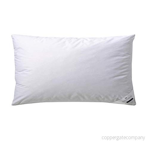 Billerbeck Martina dunkudde, 40 x 80 cm, fast stödkraft, gåsdun 15% och fjädrar 85%, huvudkudde, vit 4015579252183