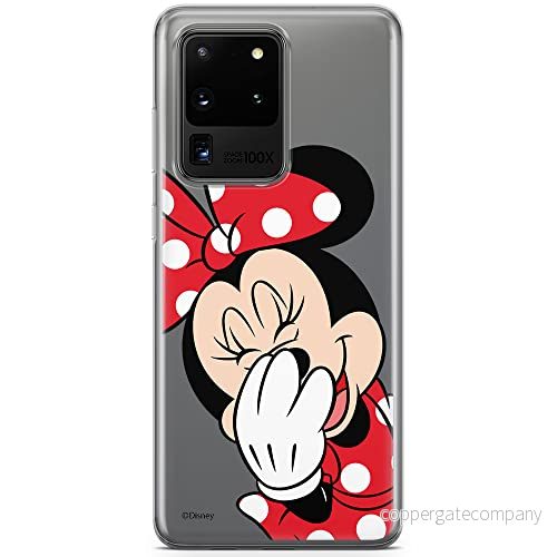 ERT GROUP Mobiltelefonskal för Samsung S20 Ultra original och officiellt licensierat Disney mönster Minnie 006 optimalt anpassat till mobiltelefonens form, delvis transparent 5903537520520