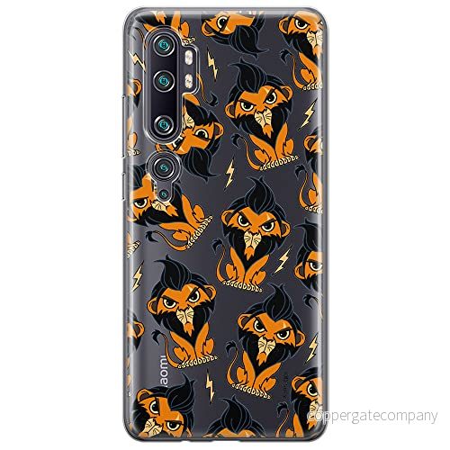 ERT GROUP mobiltelefonfodral för Xiaomi MI NOTE 10 / PRO originalt och officiellt licensierat Disney mönster Scar 002 anpassad till formen på mobiltelefonen, gedeeltelijk transparant 5905131437235