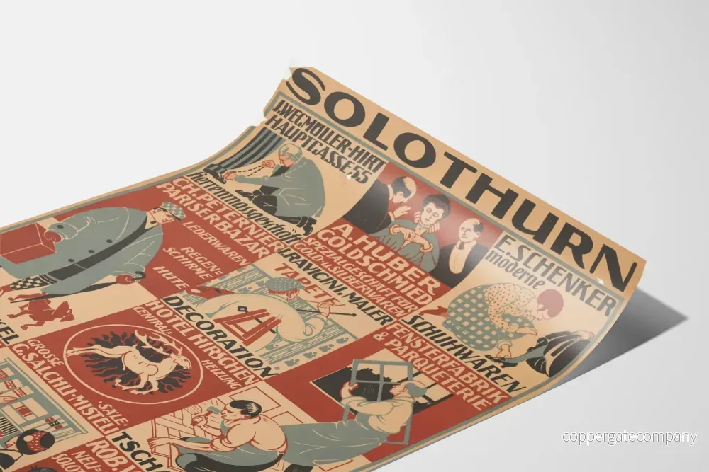 Vintage reklamposter för Solothurn - Bild 3
