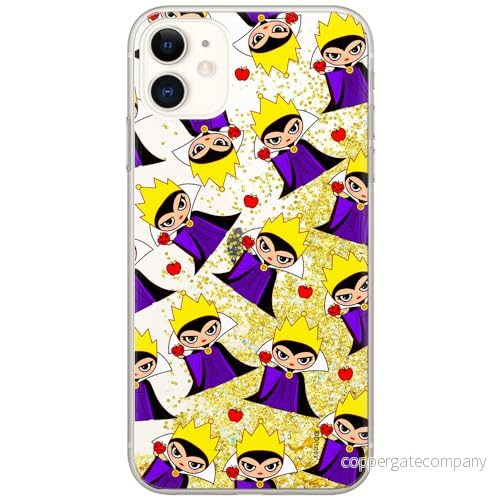 ERT GROUP mobiltelefonfodral för Apple Iphone 11 originalt och officiellt licensierat Disney mönster The Evil Queen 003 optimalt anpassad till formen på mobiltelefonen, med glitter overflow effekt 5905131474650