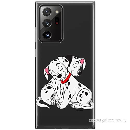 ERT GROUP mobiltelefonfodral för Samsung GALAXY NOTE 20 ULTRA originalt och officiellt licensierat Disney mönster Dalmatians 005 anpassad till formen på mobiltelefonen, gedeeltelijk transparant 5904805889813