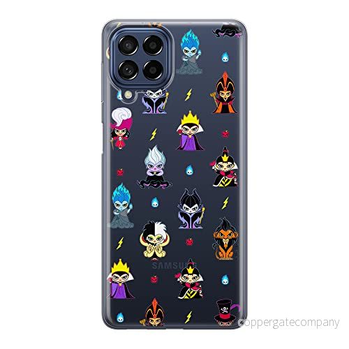 ERT GROUP mobiltelefonfodral för Samsung M53 5G originalt och officiellt licensierat Disney mönster Villains 007 optimalt anpassad till formen på mobiltelefonen, gedeeltelijk transparant 5905511396398
