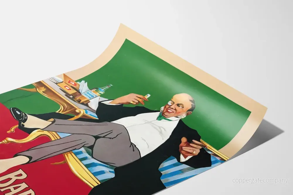 Vintageposter Cognac Baralis väggdekoration - Bild 3