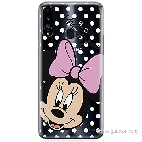 ERT GROUP mobiltelefonfodral för Samsung A20S originalt och officiellt licensierat Disney mönster Minnie 008 optimalt anpassad till formen på mobiltelefonen, gedeeltelijk transparant 5903537969091