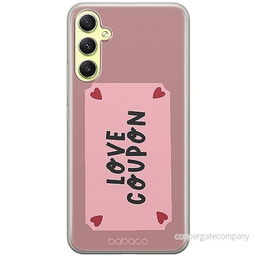 ERT GROUP mobiltelefonfodral för Samsung A34 5G originalt och officiellt licensierat Babaco mönster Love Coupon 001 optimalt anpassad till formen på mobiltelefonen, fodral tillverkad av TPU plast 5905511783273