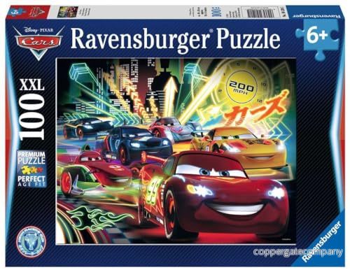 Cars Neon. Puzzle 100 Teile XXL 787799623947