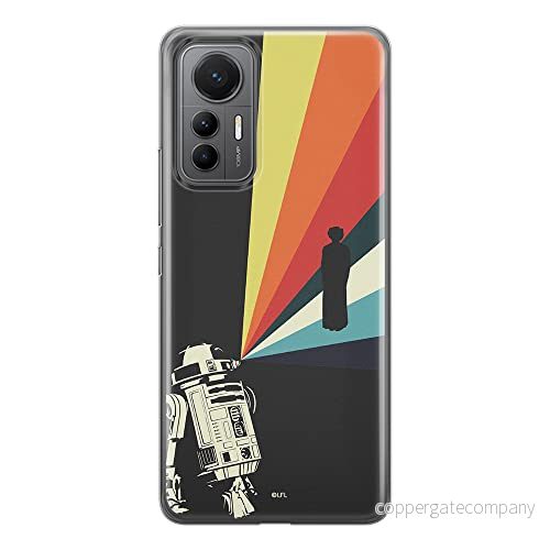 ERT GROUP mobiltelefonfodral för Xiaomi 12 LITE originalt och officiellt licensierat Star Wars mönster R2D2 003 optimalt anpassad till formen på mobiltelefonen, fodral tillverkad av TPU plast 5905511506285