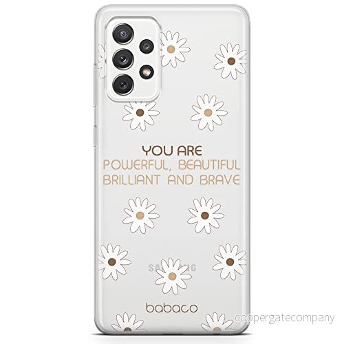 ERT GROUP mobiltelefonfodral för Samsung A73 5G originalt och officiellt licensierat Babaco mönster Positive vibes 003 optimalt anpassad till formen på mobiltelefonen, gedeeltelijk transparant 5904805518645