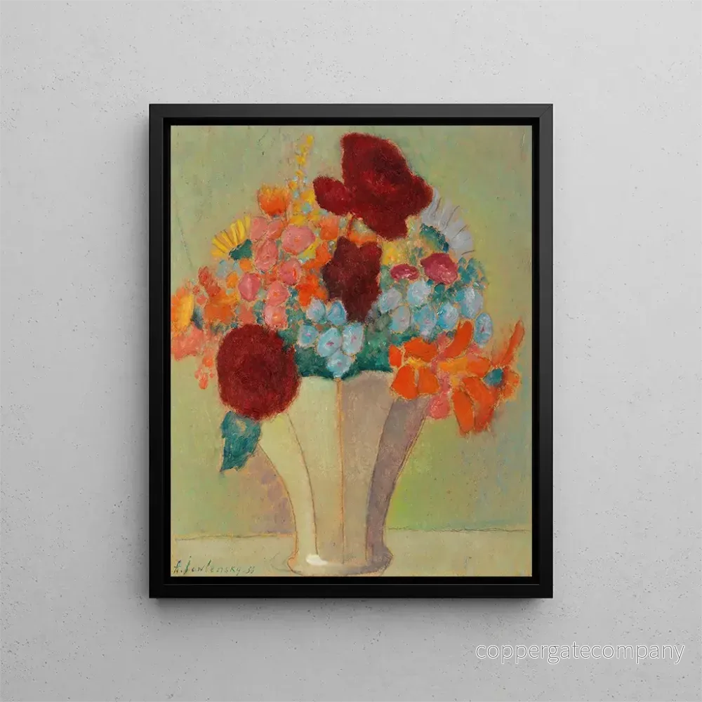 Stor målning av ljus bukett - Alexej von Jawlensky | Konsttryck