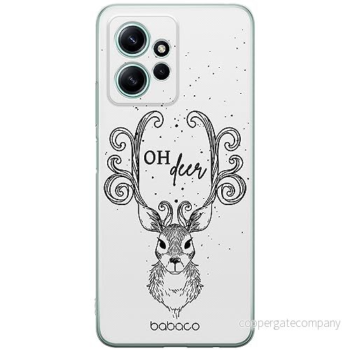 ERT GROUP mobiltelefonfodral för Xiaomi REDMI NOTE 12 4G originalt och officiellt licensierat Babaco mönster Winter 002 optimalt anpassad till formen på mobiltelefonen, fodral tillverkad av TPU plast 5905511939267