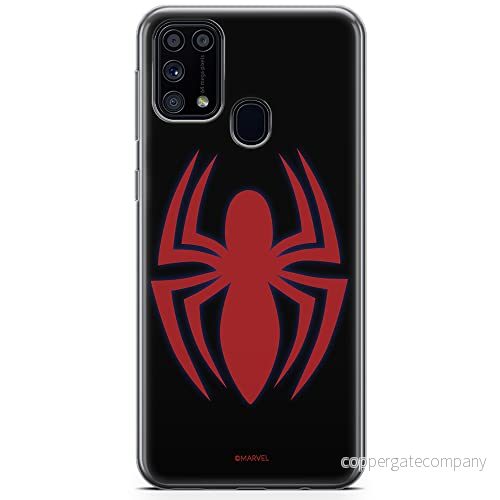 ERT GROUP mobiltelefonfodral för Samsung M31 originalt och officiellt licensierat Marvel mönster Spider Man 018 optimalt anpassad till formen på mobiltelefonen, fodral tillverkad av TPU plast 5903537110271