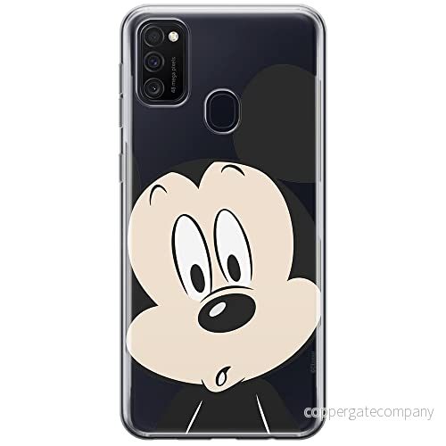 ERT GROUP mobiltelefonfodral för Samsung M21 originalt och officiellt licensierat Disney mönster Mickey 019 optimalt anpassad till formen på mobiltelefonen, gedeeltelijk transparant 5903537834146