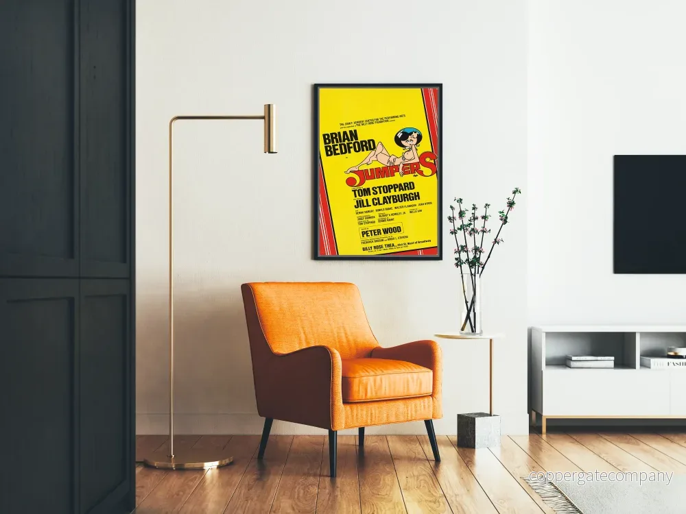 Vintageposter Jumpers av Tom Stoppard för väggdekoration - Bild 2