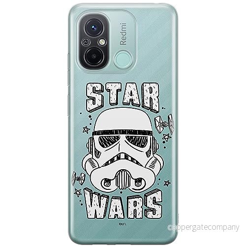 ERT GROUP mobiltelefonfodral för Xiaomi REDMI 12C/ 11A originalt och officiellt licensierat Star Wars mönster Stormtrooper 013 anpassad till formen på mobiltelefonen, gedeeltelijk transparant 5905511843656