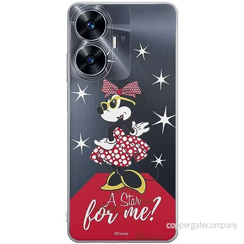 ERT GROUP mobiltelefonfodral för Realme C55 originalt och officiellt licensierat Disney mönster Minnie 044 optimalt anpassad till formen på mobiltelefonen, gedeeltelijk transparant 5905511876630