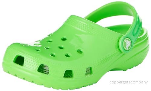 Crocs Unisex barn klassisk träsko K, Neon Highlighter Green Slime, 38/39 EU 196265636136