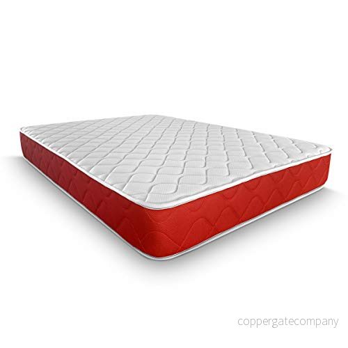 Duérmete Online Madrass Viscoelastisk Lite reversibel, Fast och bekväm, Höjd 23 cm, Vinter/Sommar, Vit, 135 x 180 8445355083803