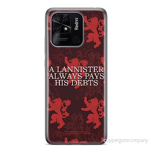 ERT GROUP mobiltelefonfodral för Xiaomi REDMI 10C originalt och officiellt licensierat Game of Thrones mönster 018 optimalt anpassad till formen på mobiltelefonen, fodral tillverkad av TPU plast 5905511543372