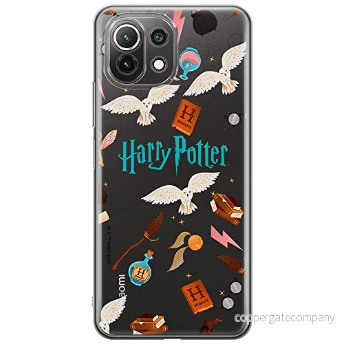 ERT GROUP mobiltelefonfodral för Xiaomi 11 LITE 4G/5G originalt och officiellt licensierat Harry Potter mönster 228, gedeeltelijk transparant 5905131699336