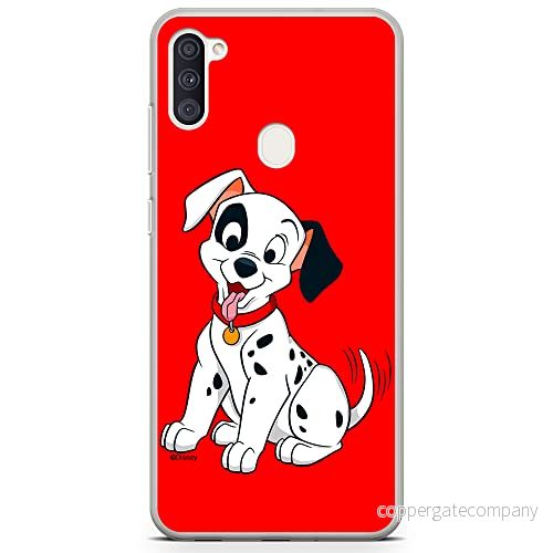ERT GROUP mobiltelefonfodral för Samsung A11 / M11 originalt och officiellt licensierat Disney mönster Dalmatian 006 Vit optimalt anpassad till formen på mobiltelefonen, fodral tillverkad av TPU plast 5904805882913