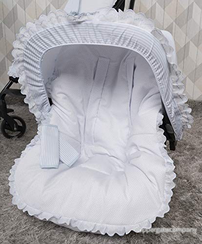 Babyline Madrass grupp 0 med kondel och filt Line Celeste sele för unisex barnvagn 8435439737548