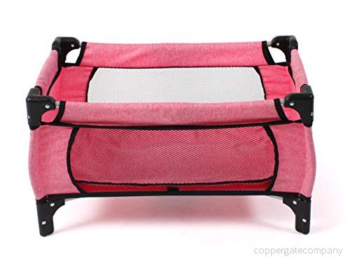 Bayer Chic 2000 653 57 Resesäng Deluxe för dockor, upp till 50 cm, färg rosa 4004181653570