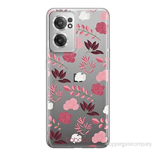 ERT GROUP mobiltelefonfodral för Oneplus NORD CE 2 originalt och officiellt licensierat Babaco mönster Flowers 020 optimalt anpassad till formen på mobiltelefonen, gedeeltelijk transparant 5905511289041