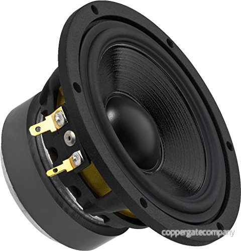 MONACOR MSH 115HQ4 högkvalitet Hi Fi mellantener, aktiv låda idealisk också för high end Car system, högtalare specialiserade uppspelning av det viktiga mellantonsområdet, i svart 4007754249361
