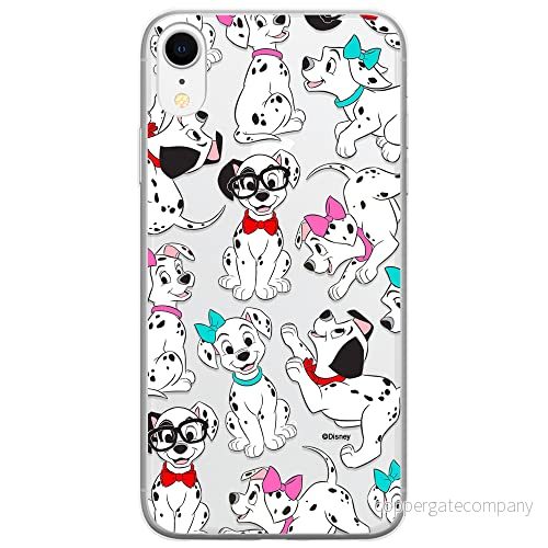 ERT GROUP mobiltelefonfodral för Iphone XR originalt och officiellt licensierat Disney mönster Dalmatians 006 optimalt anpassad till formen på mobiltelefonen, gedeeltelijk transparant 5905131800435