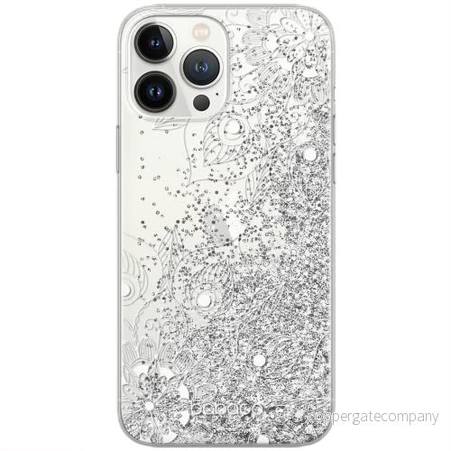 ERT GROUP mobiltelefonfodral för Apple Iphone 7/8/ SE 2/ 3 originalt och officiellt licensierat Babaco mönster Mandalas 003 Vit anpassad till formen på mobiltelefonen, med glitter overflow effekt 5904805822285