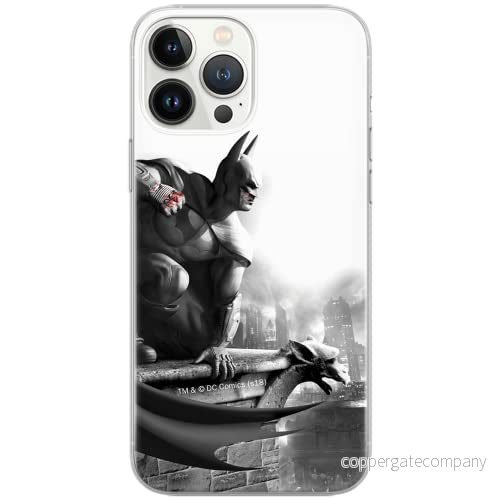 ERT GROUP mobiltelefonfodral för Apple Iphone 6/6S originalt och officiellt licensierat DC mönster Batman 017 Vit optimalt anpassad till formen på mobiltelefonen, fodral tillverkad av TPU plast 5902980050905