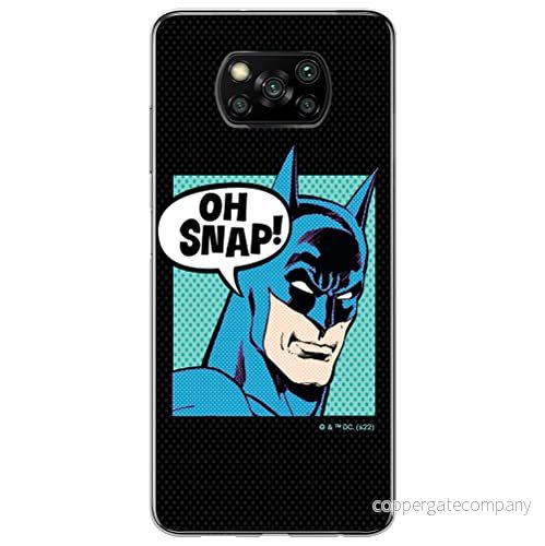ERT GROUP mobiltelefonfodral för Xiaomi POCOPHONE X3 originalt och officiellt licensierat DC mönster Batman 038 optimalt anpassad till formen på mobiltelefonen, fodral tillverkad av TPU plast 5905131550064